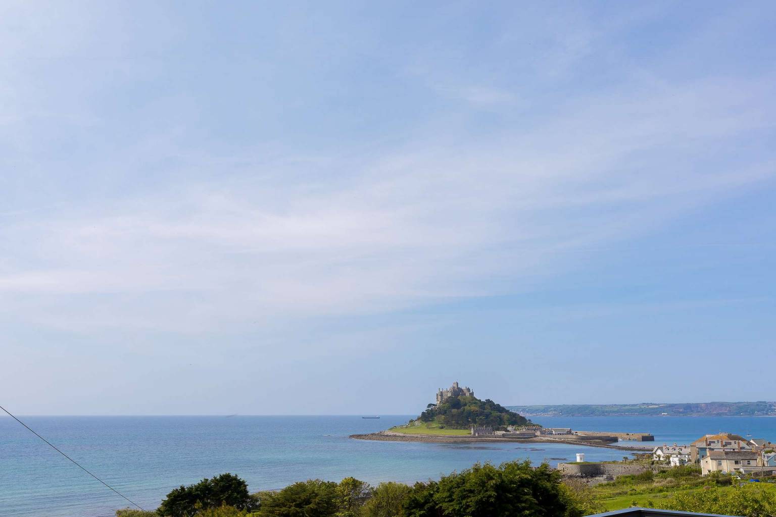 View from the doorstep, of St Michael’s Mount
