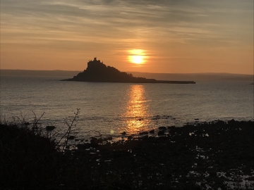 Sunset over the Mount